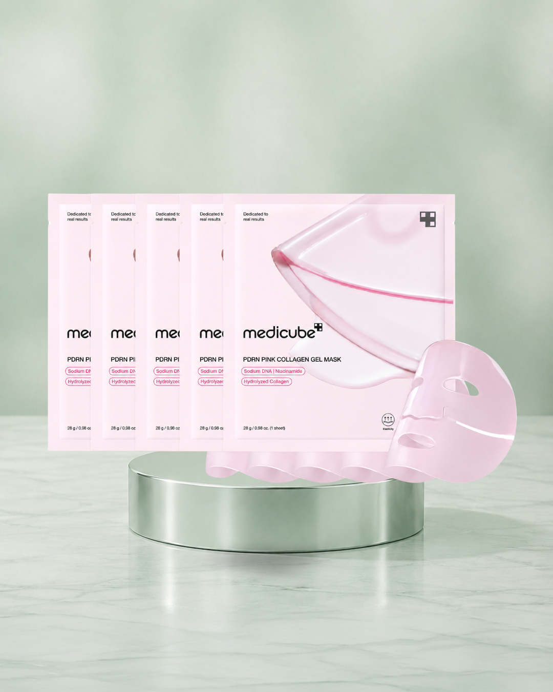 PDRN Pink Collagen Gel Mask (4 pack)